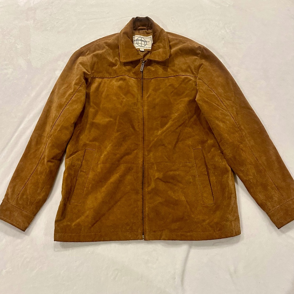 Boston harbor suede jacket